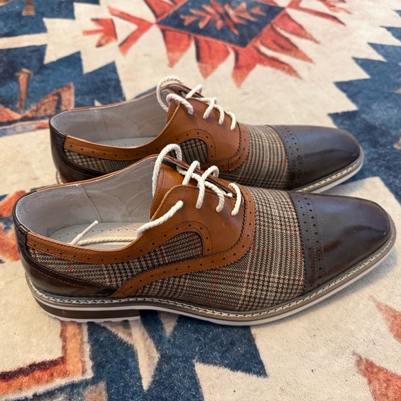 Giovanni- Hand Made Men\'s Oxfords Shoes 12 main image 4